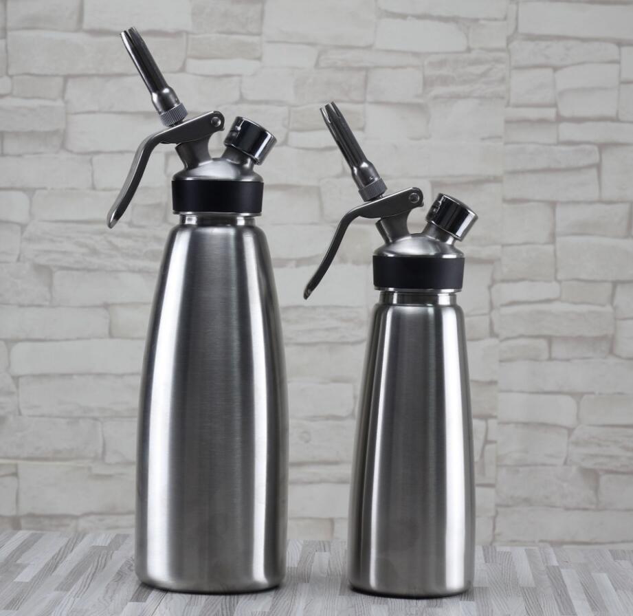 500ml奶油枪铝制奶油发泡器不锈钢奶油裱花瓶氮气虹吸瓶