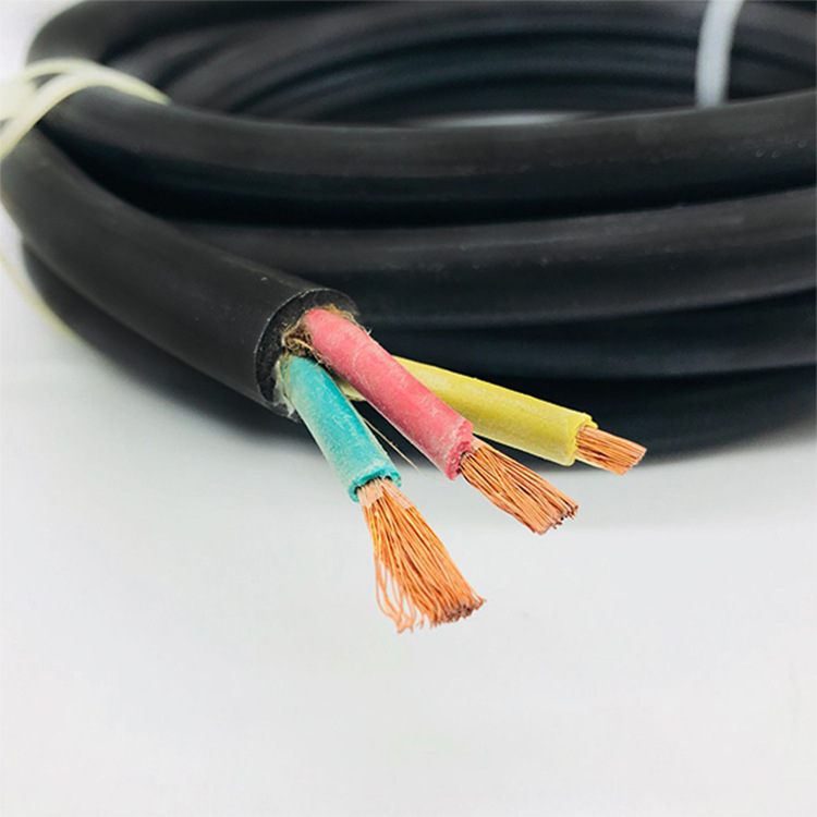 电线电缆ycw 1/1.5/2.5/4/6平方3芯软橡套电源线国标铜芯橡胶电缆