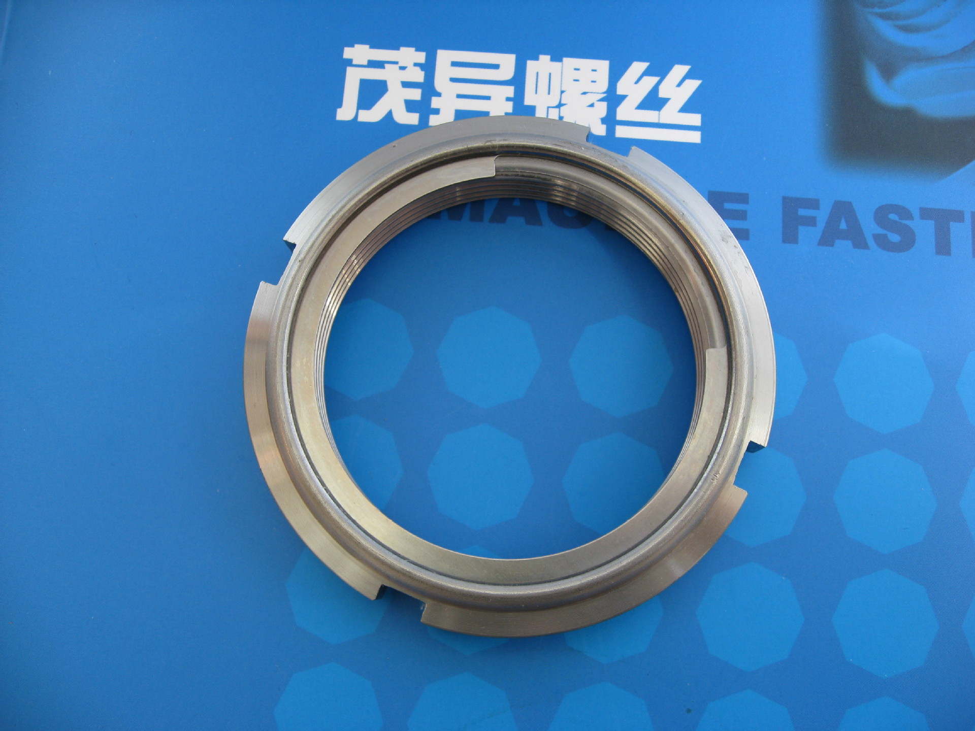 航天航空高速推力角接触球轴承用精密u型锁紧螺母