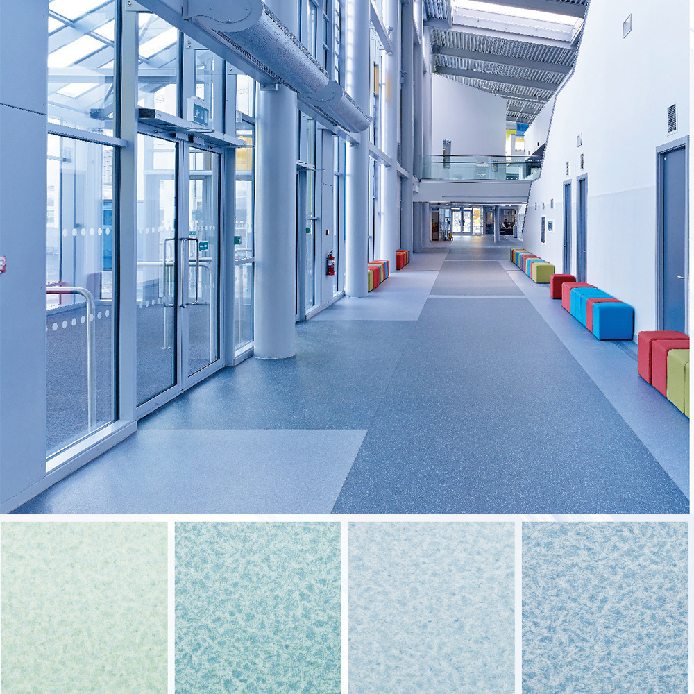 上海美龙格加厚26mm地板学校医院用弹性商用复合卷材pvc塑胶地板