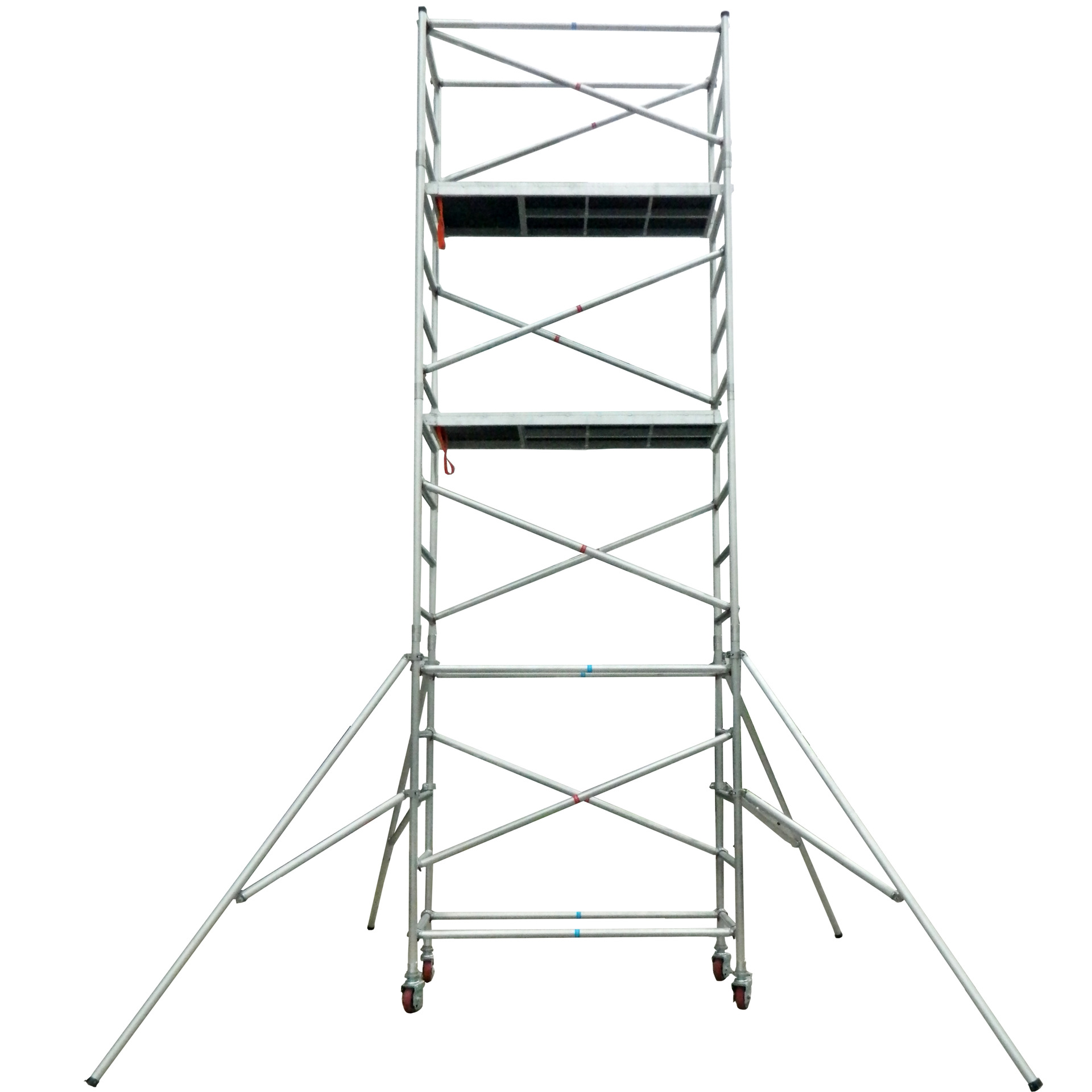 铝合金带梯脚手架快装脚手架铝合金登高车铝双宽脚手架