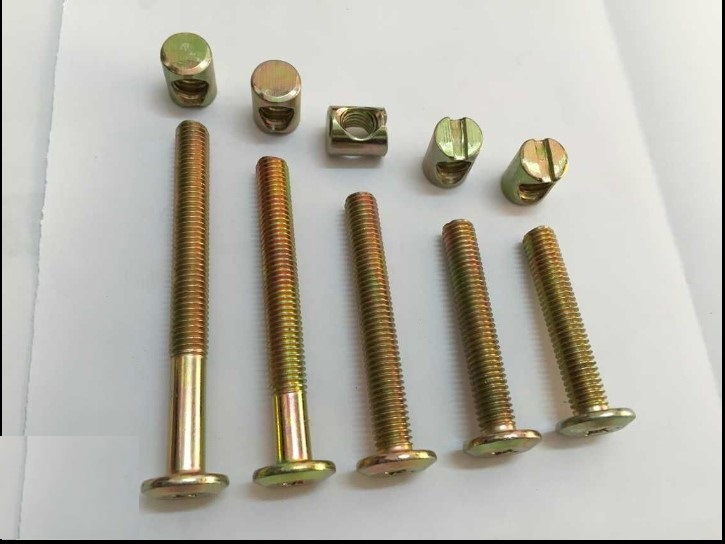 家居 二合一螺丝 螺杆 家具螺丝 横孔螺丝螺丝拉床螺丝五金速卖