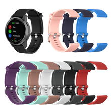 适用于智能手环佳明vivoactive4纹理硅胶表带 分大小号 22MM宽度