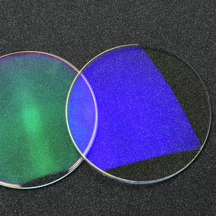 60非球面膜变灰色树脂片 目歌变色近视镜片