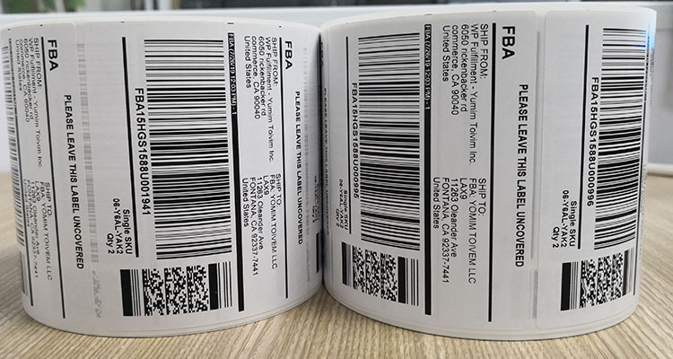 外箱唛头不干胶标签 条形码仓库产品质检标识标示卡物料信息贴纸