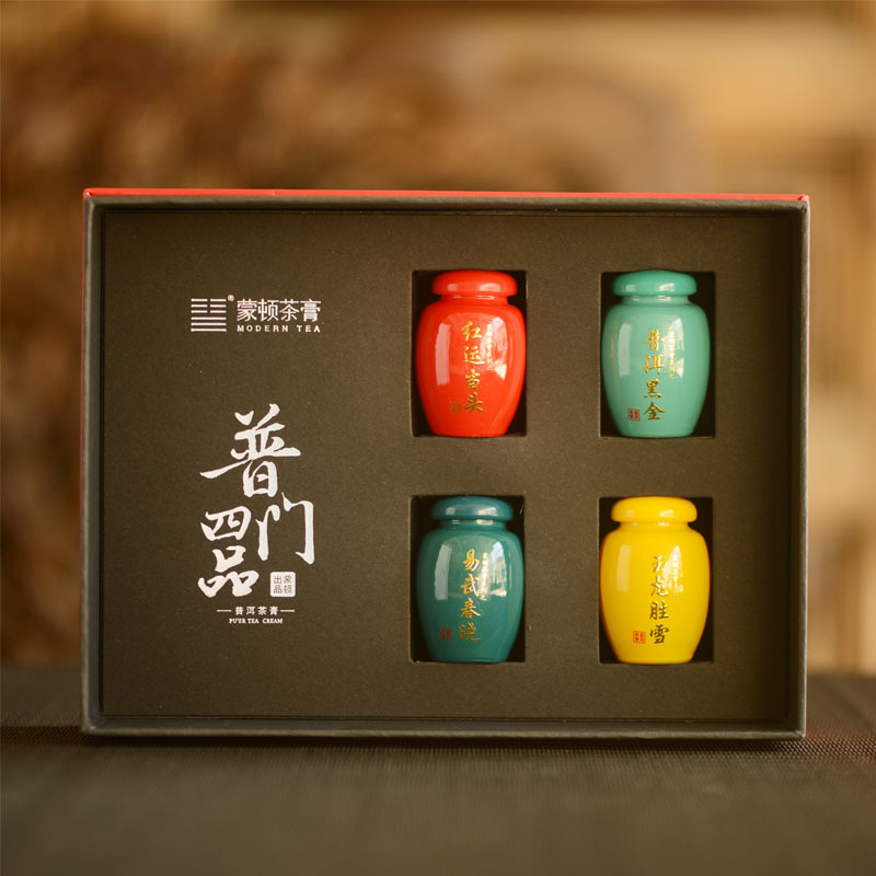 蒙顿茶膏 普门四品普洱熟茶膏 17g小礼盒