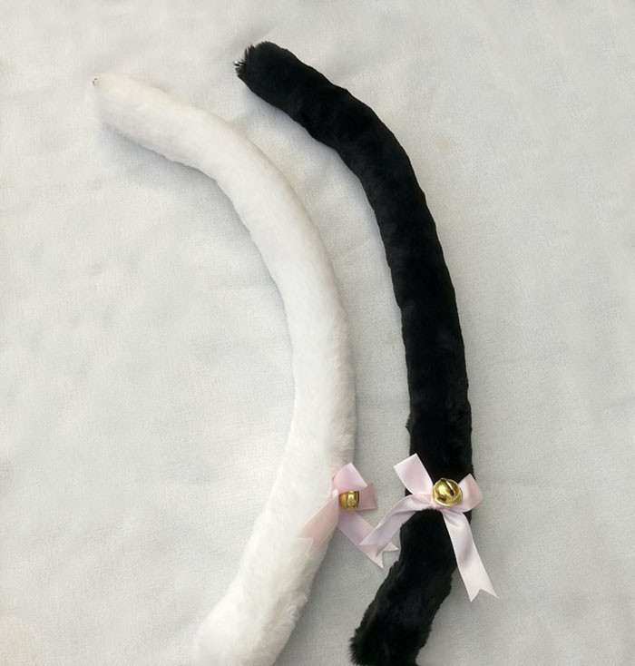 猫尾巴猫娘萌物cosplay动漫猫耳女仆可爱配饰lolita毛绒猫尾