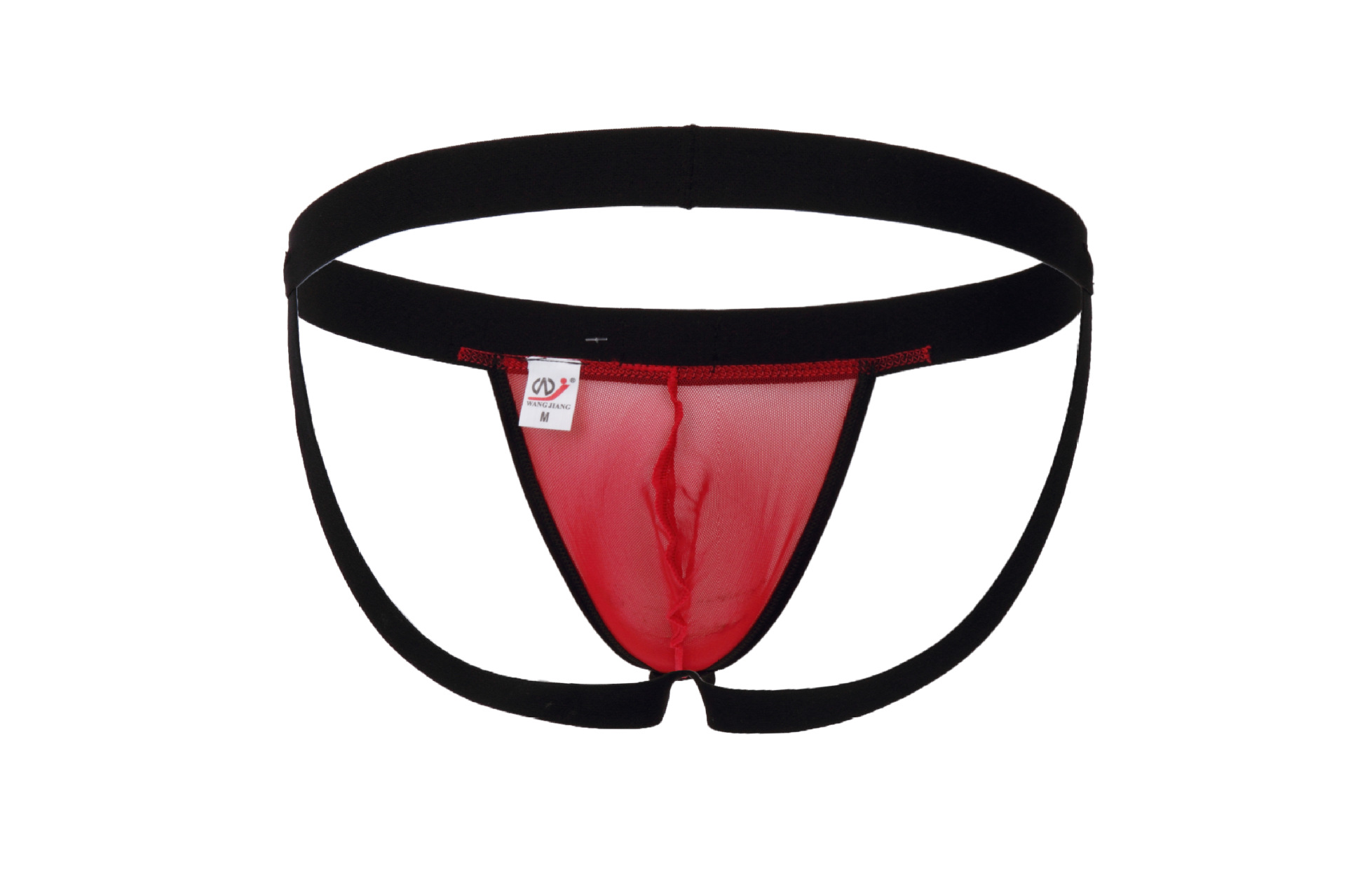 情趣内裤j网纱双丁裤性感透明男式情趣t裤一件代发男士内裤1913sd