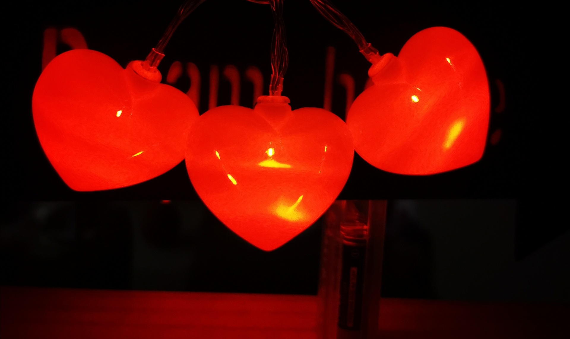 led爱心灯串圣诞节春节婚庆装饰灯情人节浪漫氛围布置小彩灯批发