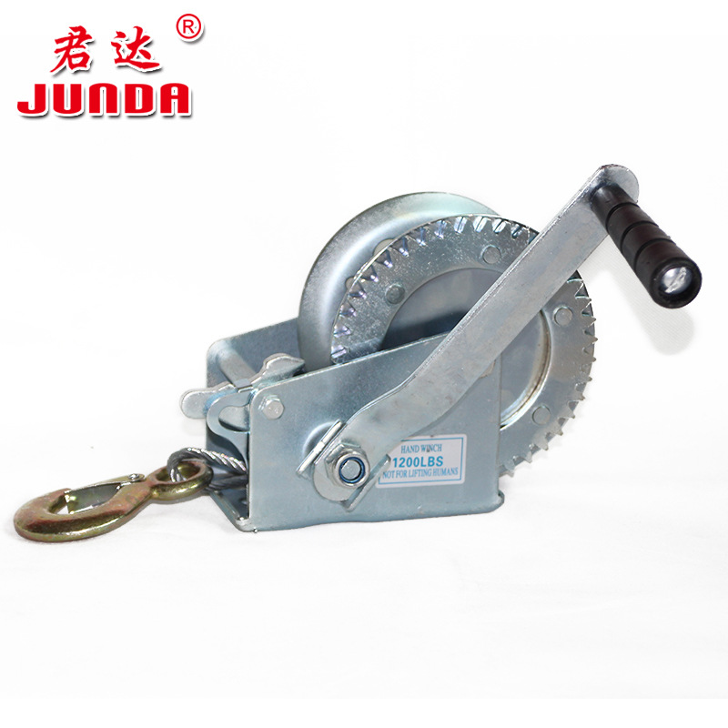 手摇绞盘600磅钢丝绳紧线器 拉紧器 手动 收紧器手摇绞盘直销君达