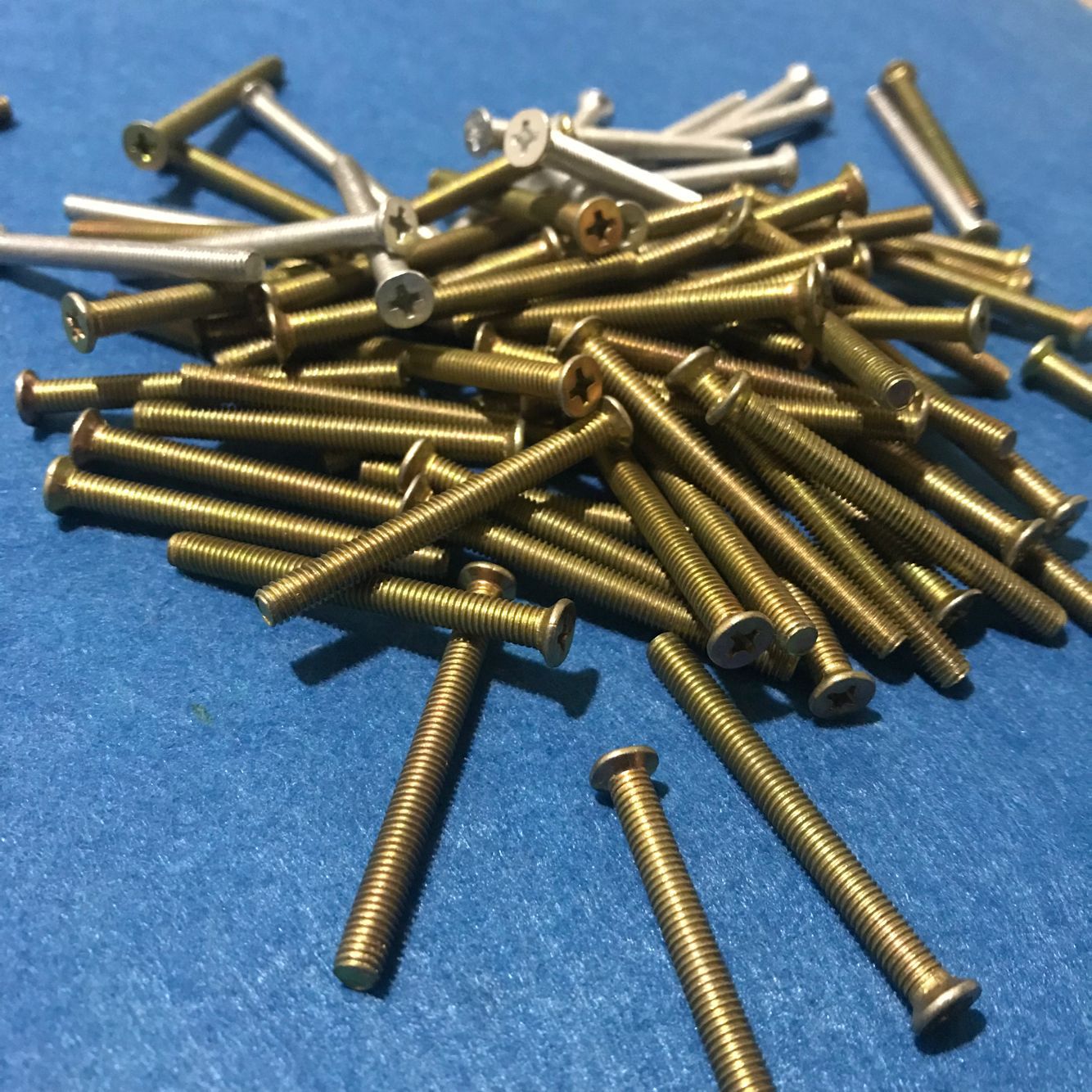 厂家直销十字螺丝 电镀平头镀彩镀锌螺丝 多种规格