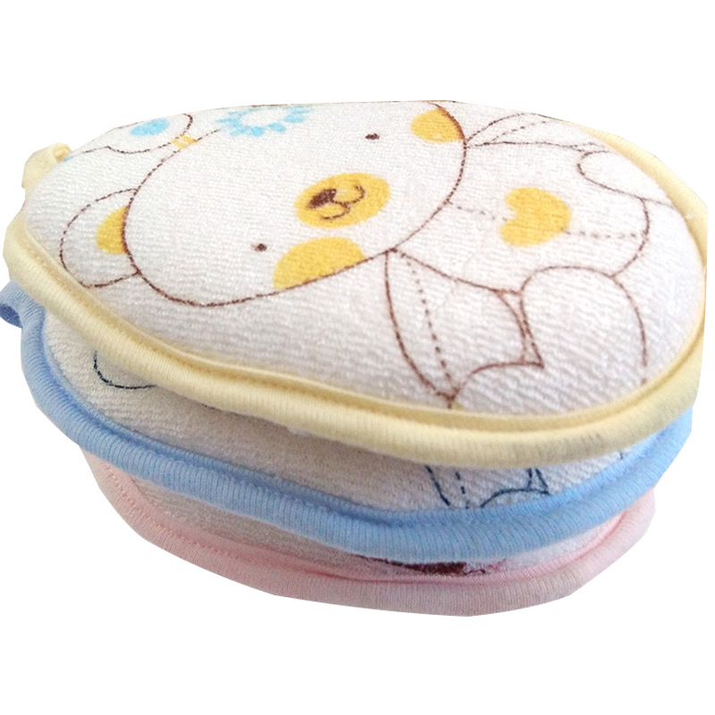 Spring and Summer Baby Cartoon Printing Wash Cloth Baby Cotton Wash and Care Bath Sponge Baby Products Towel Sponge Bath Brush