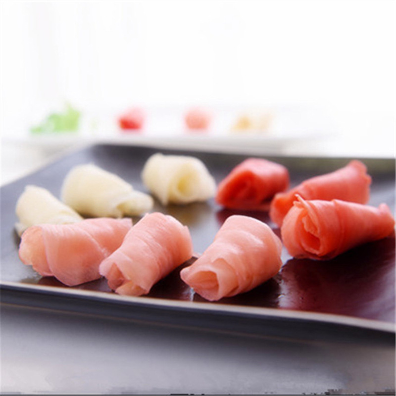 寿司原色姜片 萝卜红姜片 粉红姜片 工厂直销 1.5kg*10袋/箱
