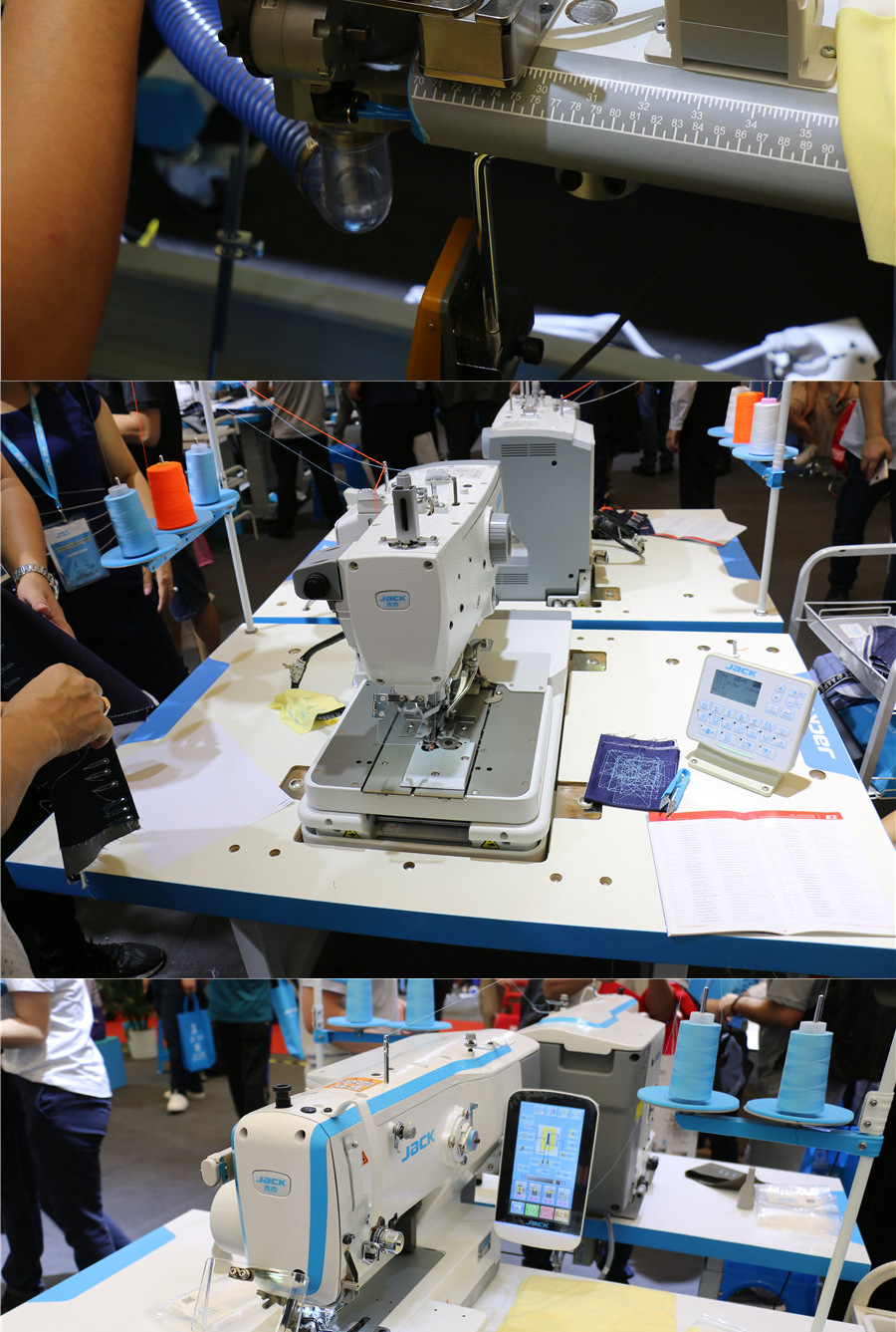 jack/杰克e4 机电一体高速包缝机四线拷边机工业电动锁边机包邮整