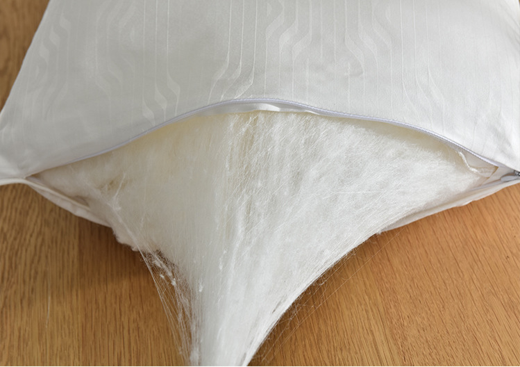 蚕丝【100柞蚕丝枕低枕】天然蚕丝枕头蚕丝复合枕芯 特价低枕