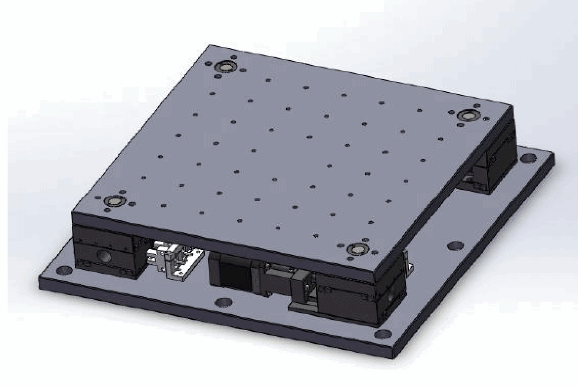 厂家300mmxyy视觉对位平台 uvw电动滑台 精密电动三维台xyy-300