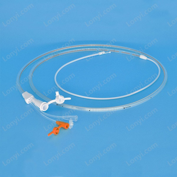 朗医医用导管三腔胃管tpu喂食管减压营养小肠螺旋型鼻饲管代工