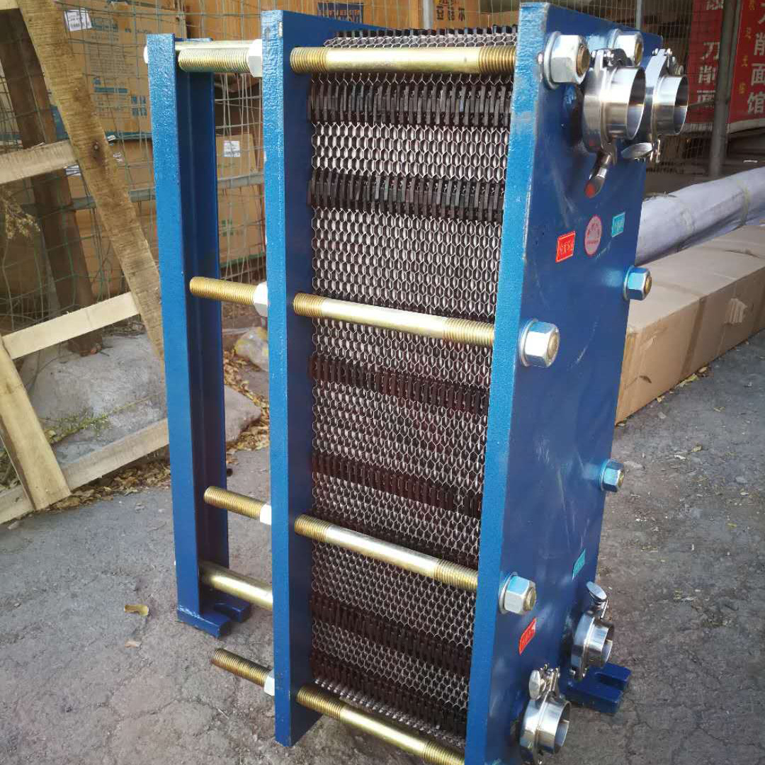 啤酒降温换热器饮料生产换热器全不锈钢板式换热器