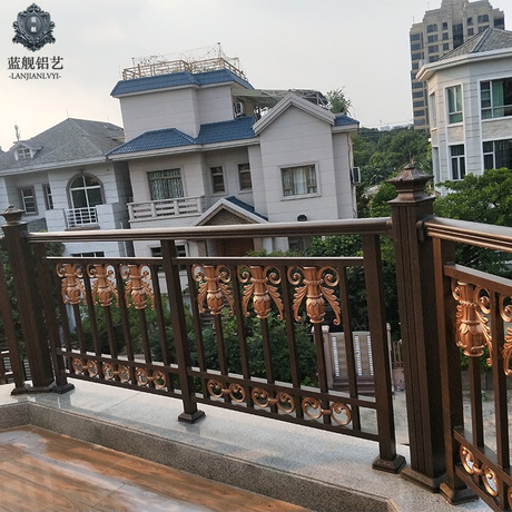 厂家定制铝艺护栏别墅庭院小区铝艺护栏家用阳台铝艺护栏