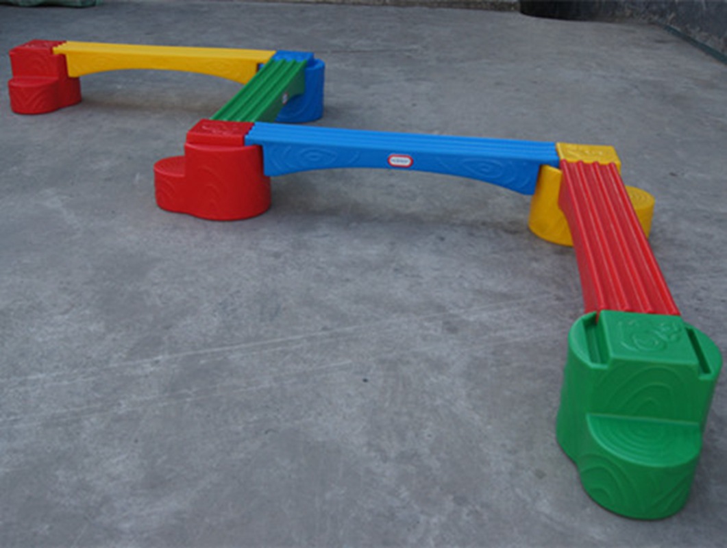 儿童感统训练器材感统平衡木幼儿塑料独木桥幼儿园直条加厚独木桥