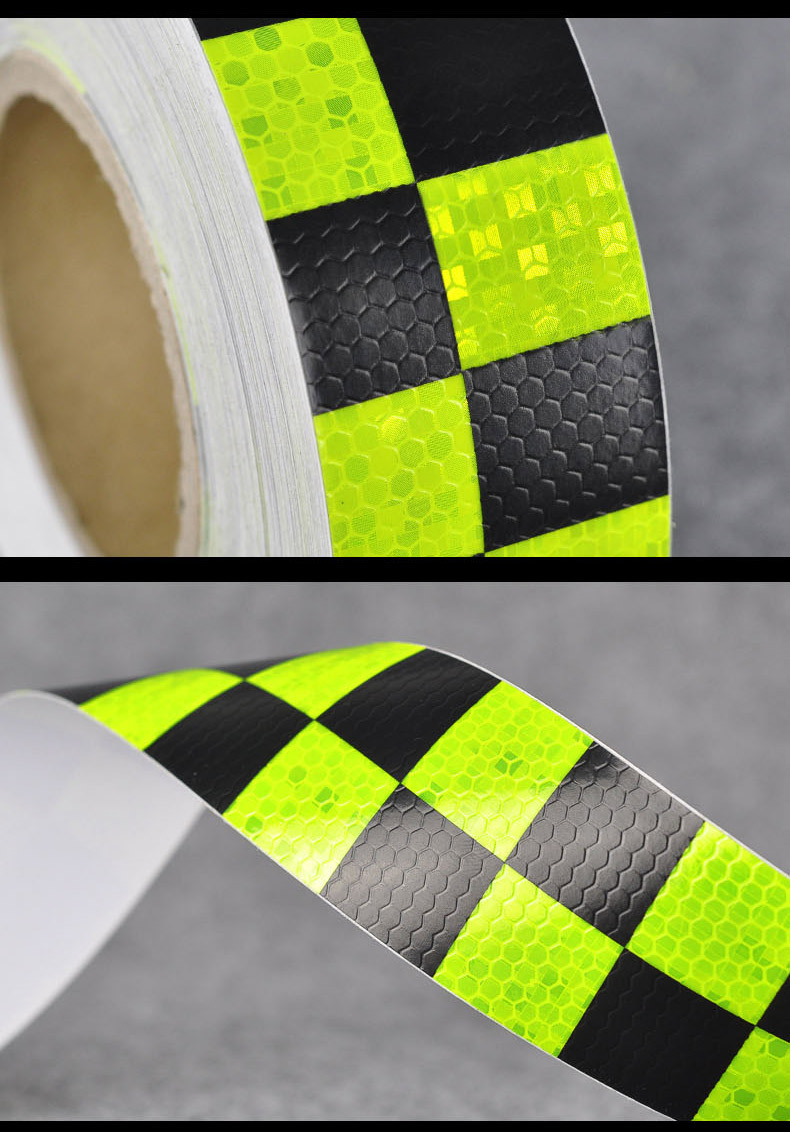 汽车安全警示反光条 货车车身反光贴条 警示红白反光贴夜光反光膜