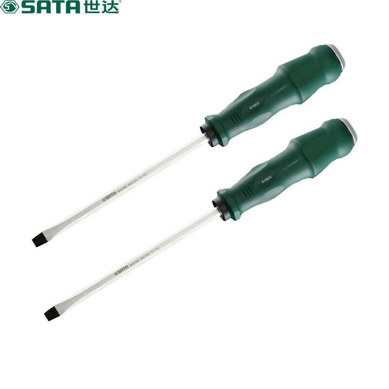 世达工具t系列穿心螺丝刀十字/一字可敲击螺丝批起改锥强磁 61703