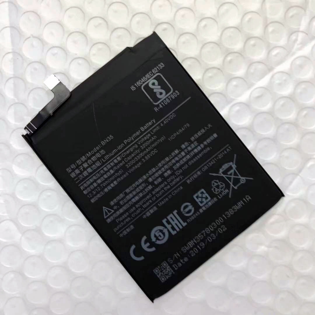 适用于小米红米5 红米5内置手机电池bn35高容量聚合物锂电池