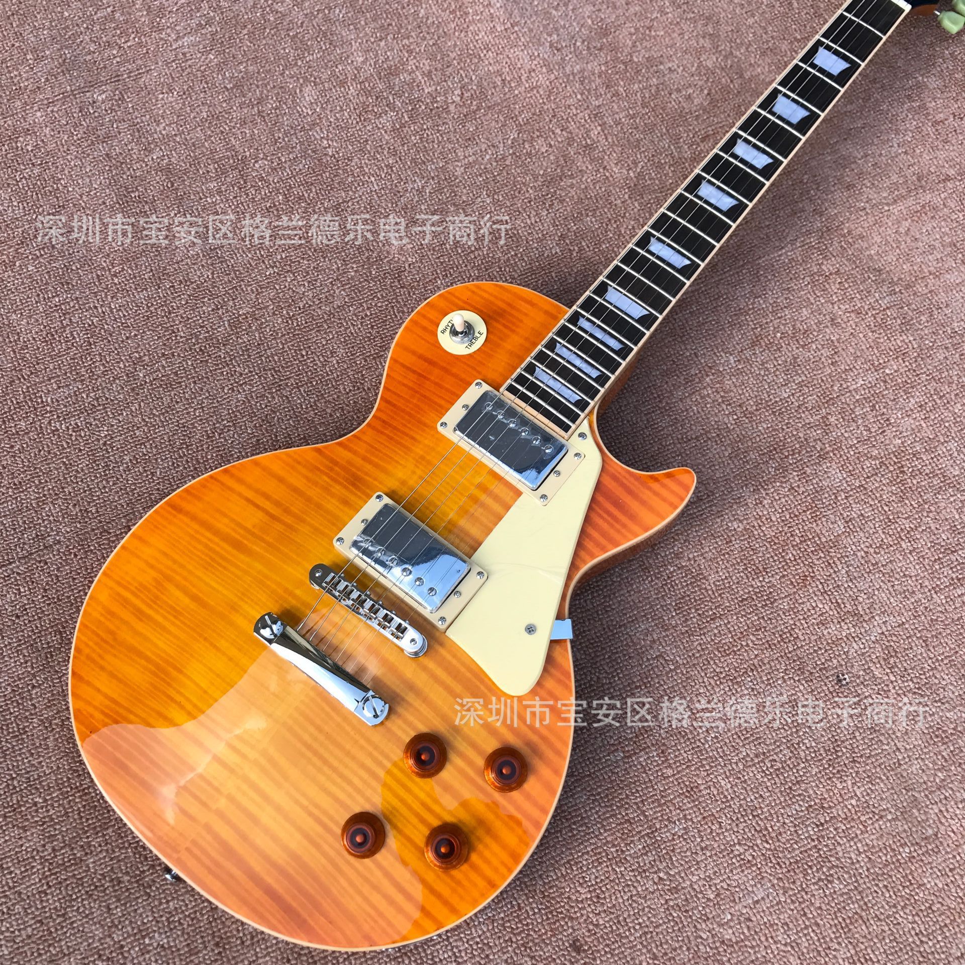 吉普森款电吉他定制 可改logo和代发货 厂家直批