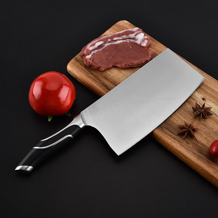 阳江家用不锈钢菜刀厨房刀具切片刀切菜刀切肉刀开刃斩切两用菜刀
