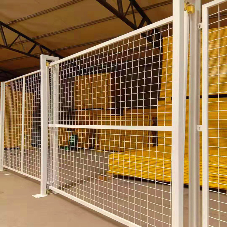 厂家现货订制工厂隔离护栏推拉移动门仓储平推门