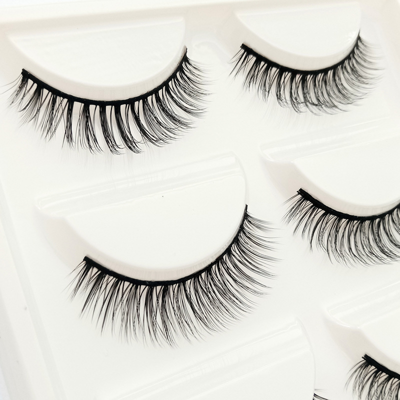 Pingdu Factory Wholesale 3D Series False Eyelashes Five Pairs of Soft Fur Comfortable Natural Soft False Eyelash 3dt29