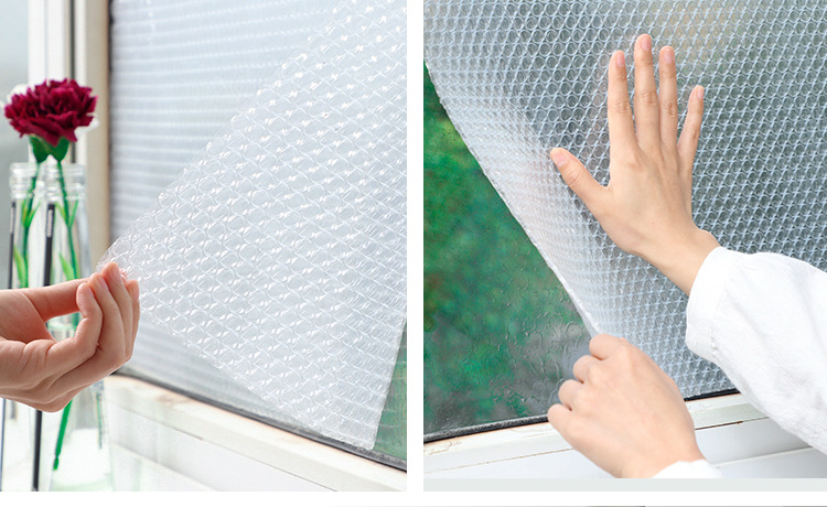 加厚无胶窗户保温隔热贴膜冬季防寒防结水防风膜气泡阳台防风贴纸