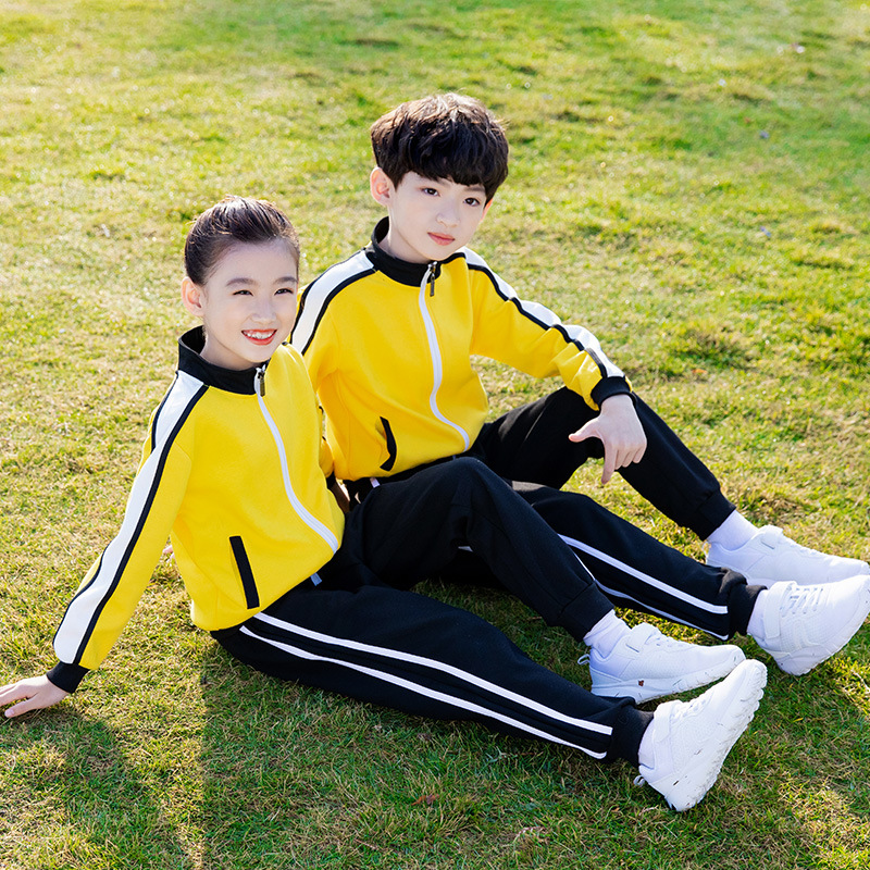 定制中学生校服男生女生团体服定做小学生校服