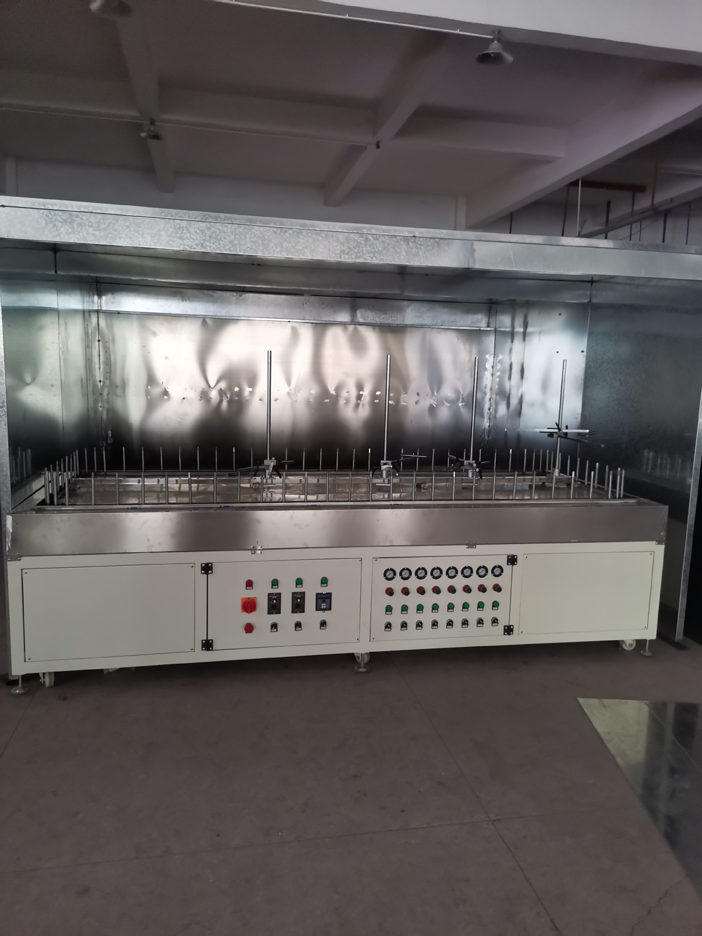 山东水转印喷漆设备水帘式自动喷漆全自动喷漆线