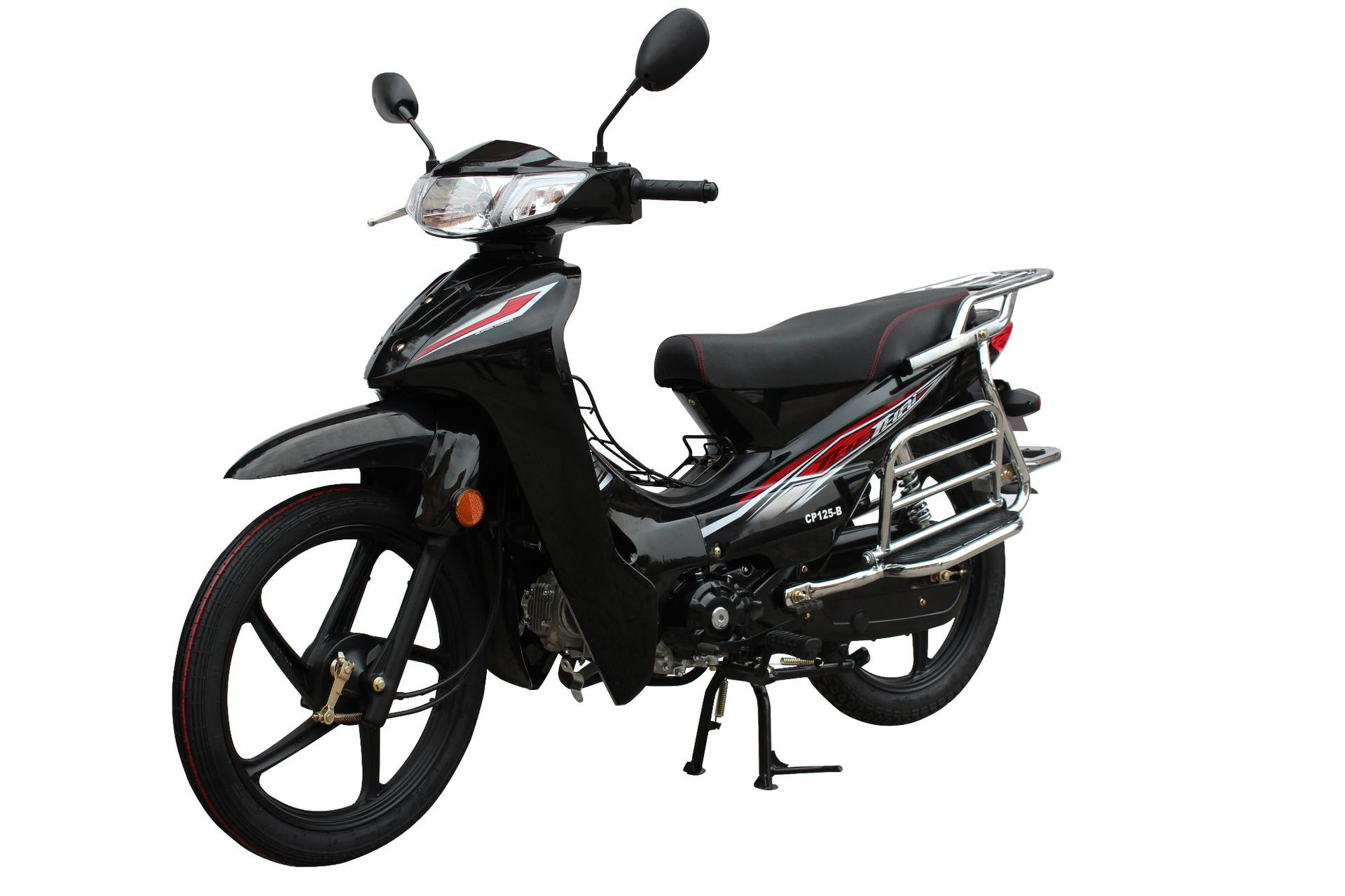 燃油弯梁摩托车整车出&口125可上牌110外卖省油两轮电喷国四建设