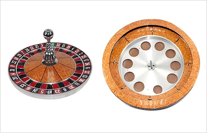 32寸大号实木轮盘美式或欧式直径80cm豪华娱乐场转盘