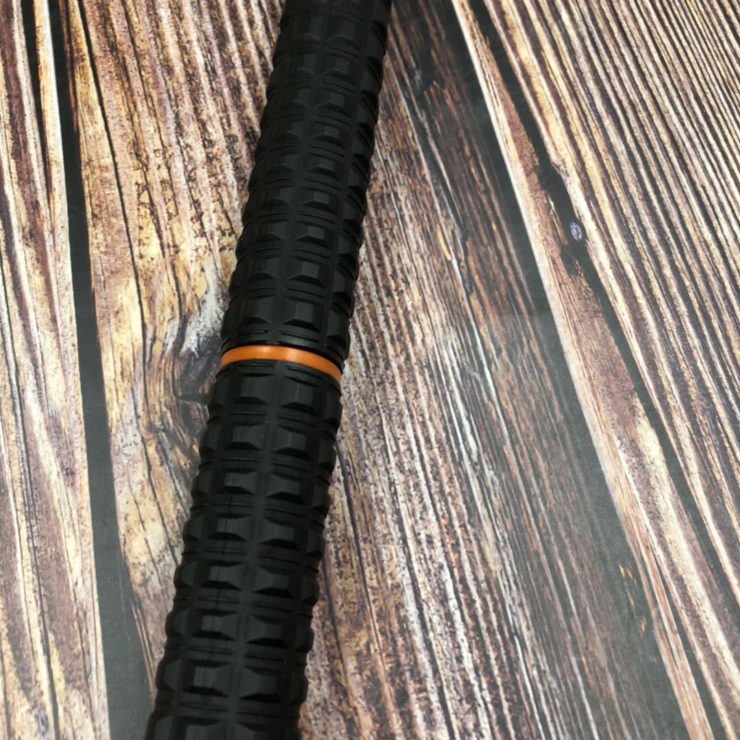 批发供应 新款橡26寸甩棍胶手柄平头甩棍伸缩甩鞭铁棍车载安防