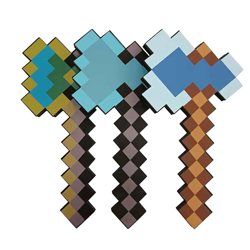 我的世界游戏周边eva玩具机关枪 eva玩具枪三色可选现货秒发