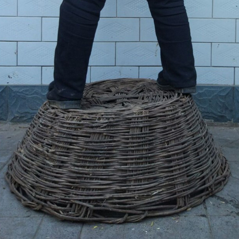 手工编制荆条竹篮竹筐竹篓大容量农业用具荆条竹篓水果筐竹篮