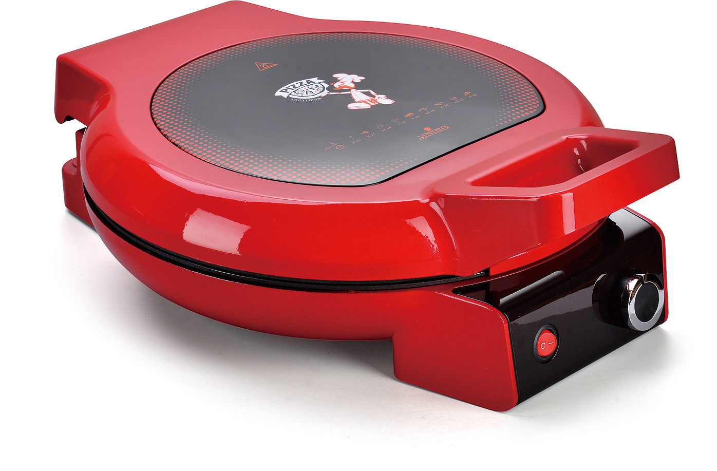 爱宁an6138悬浮式电饼铛家用双面加热煎烤机商用无烟不粘锅烙饼机