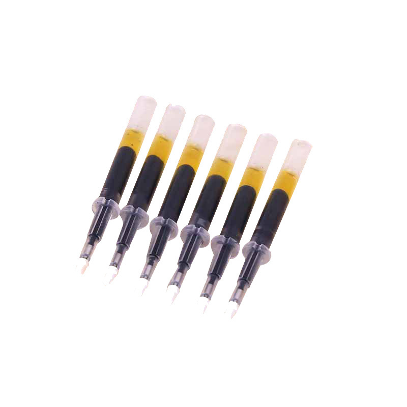 Factory Direct Sales Black Full Needle Tube Short Refill Water-Based Refill Gel Pen Refills Wholesale