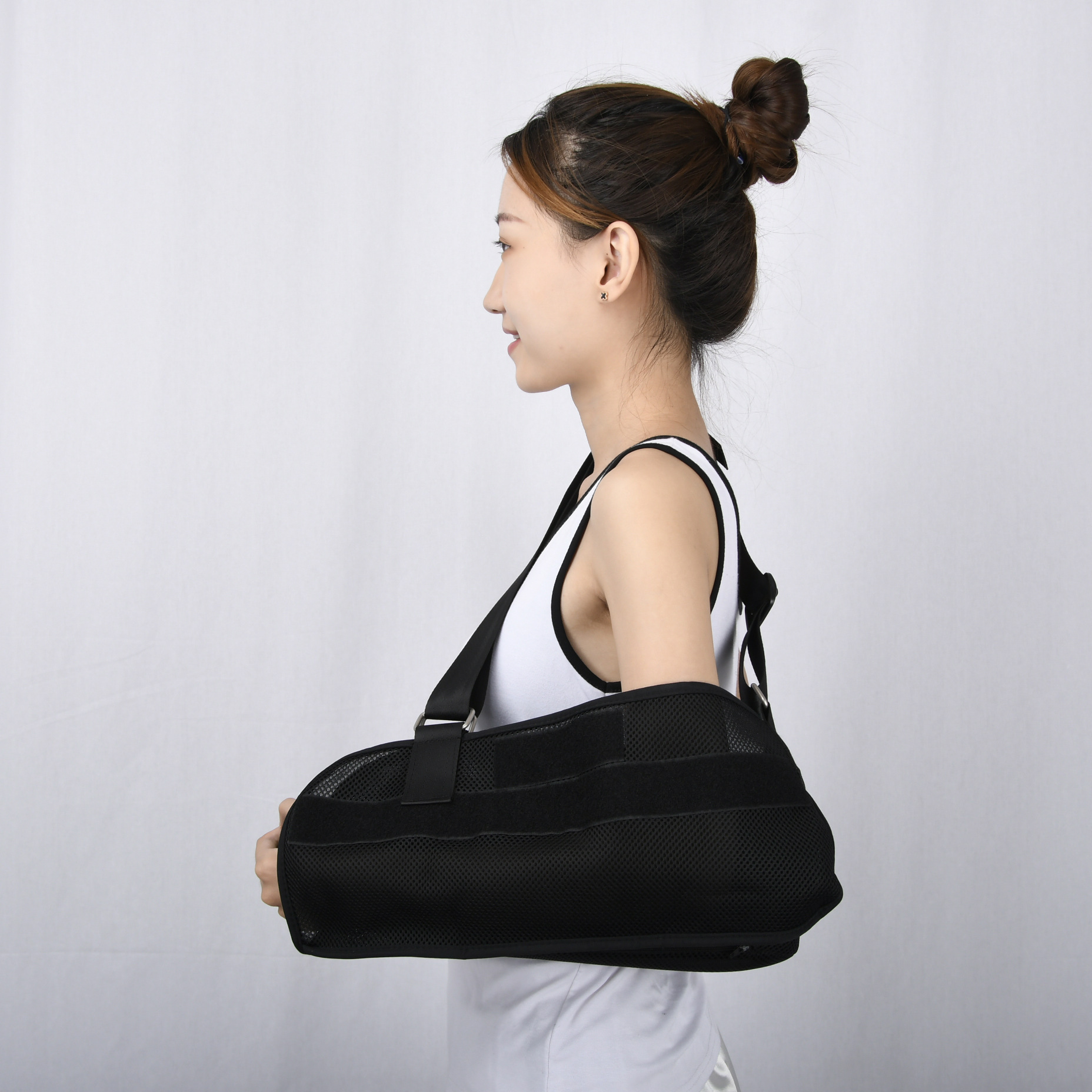 海绵肩外展外固定支具手臂骨折吊带肩关节训练器肩部固定护具