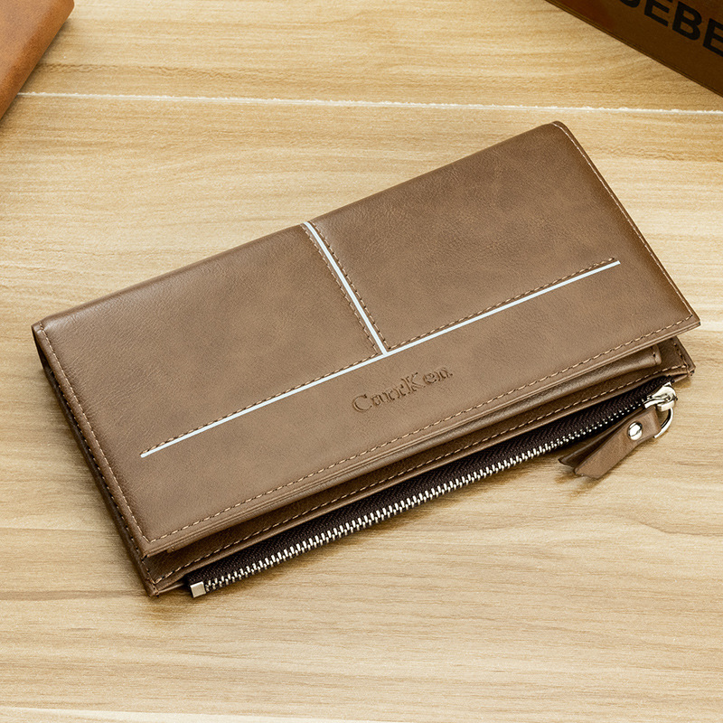 男士钱包复古潮