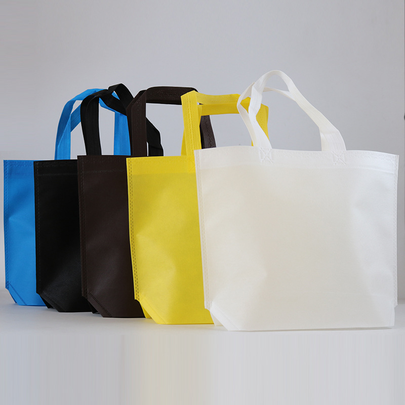 精美水刺无纺布袋定制 环保广告礼品购物袋立体覆膜外卖手提袋