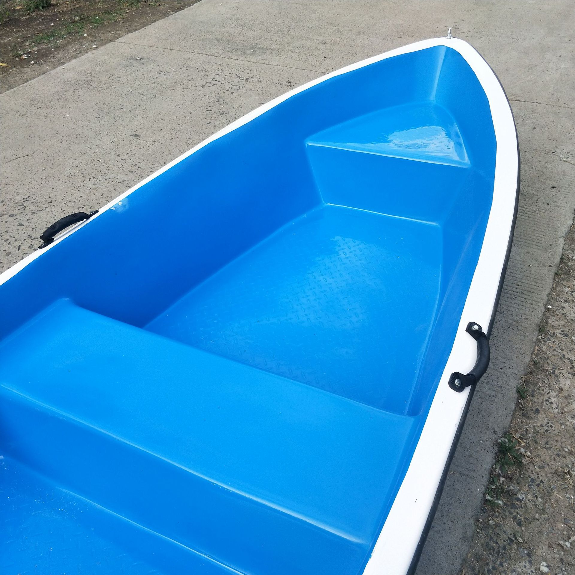 8米玻璃钢环卫船河道清洁保洁船钓鱼船 手划船养殖船大载重