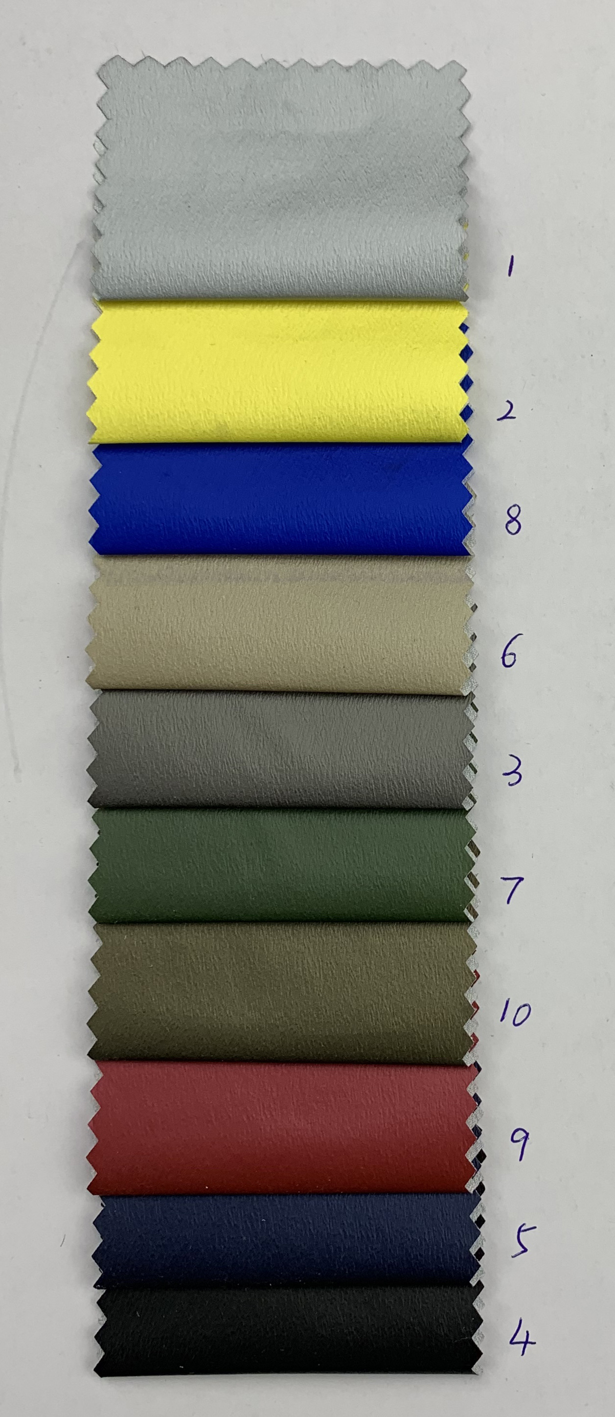 现货50d白貂纹pu皮膜 防寒保暖 风衣布料 羽绒服面料 厂家直销