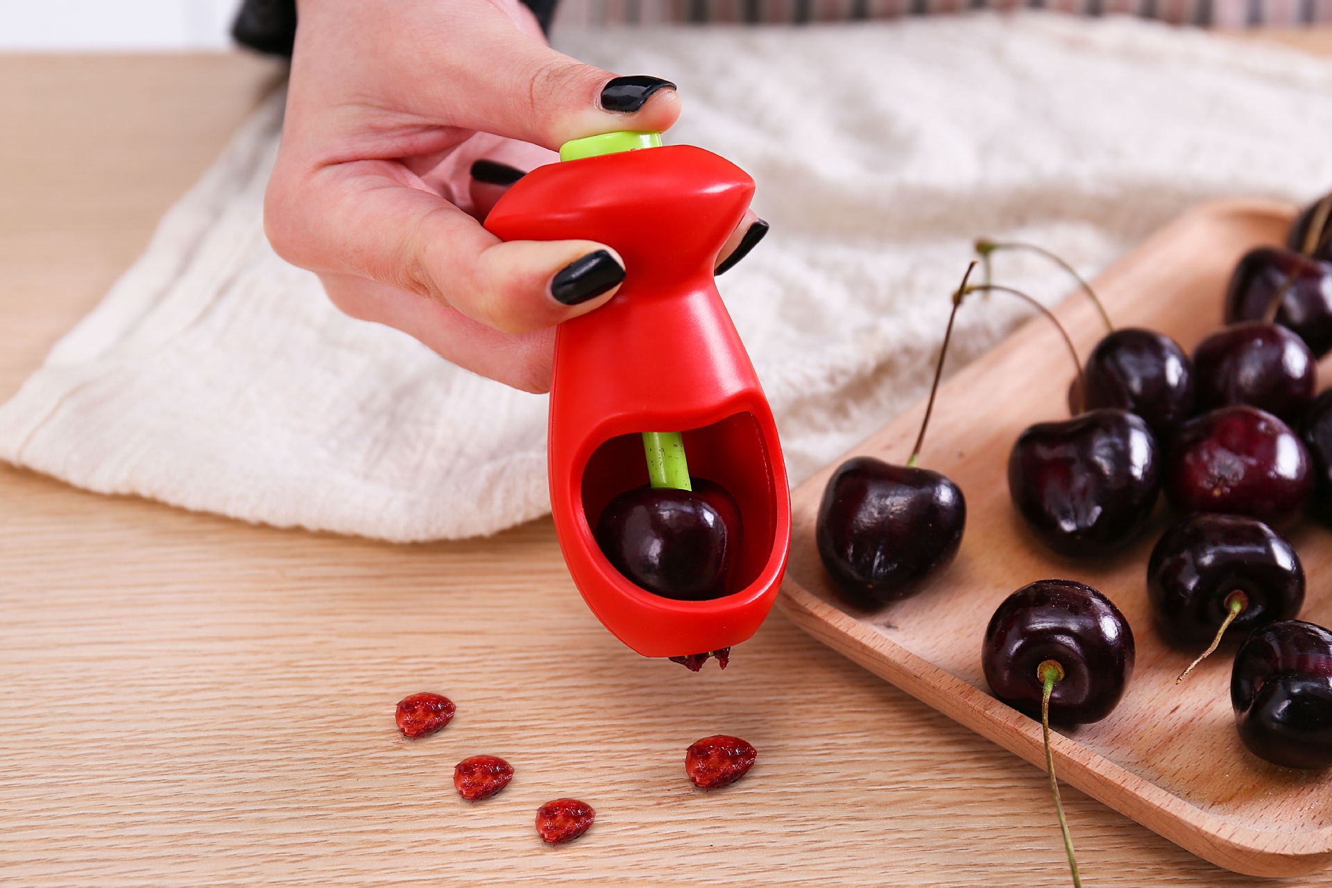 厨房樱桃去核器 红枣去核神器 创意水果去核器