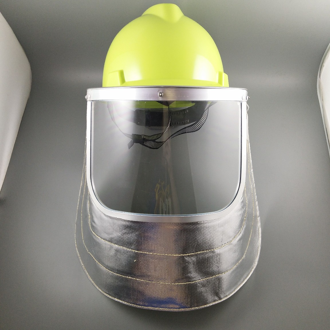 面罩耐高温400度左右隔热面罩防护面罩配安全帽面罩防护