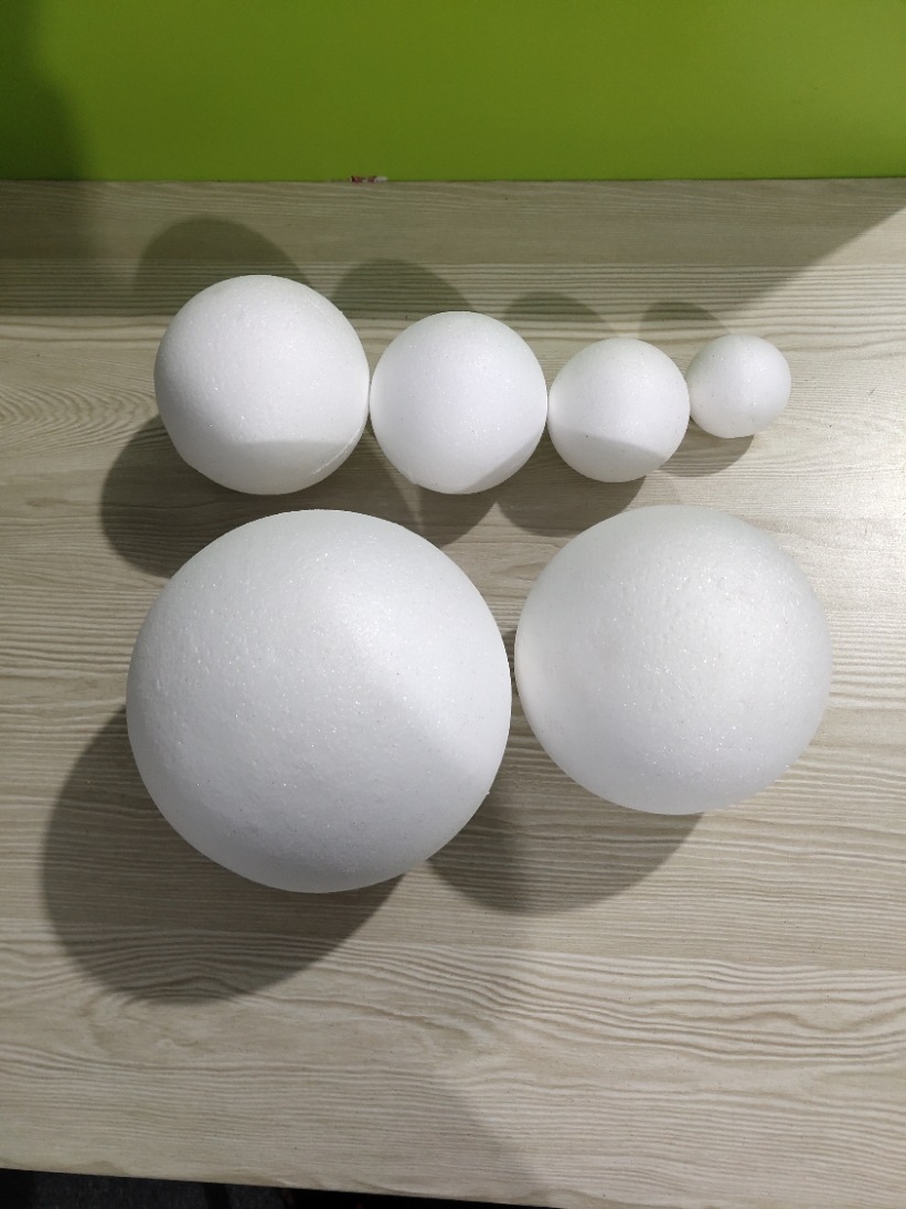 白色金葱粉保利龙金色泡沫圆球舞台背景会场布置挂件婚庆diy大小