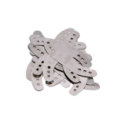 牙科补牙用不锈钢成型片正畸成型片小中大三号20片装牙科材料特价